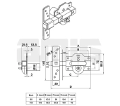 CERROJO SEGURIDAD AMIG MODELO 1 PLUS CERROJO SEGURIDAD AMIG MODELO 1 PLUS