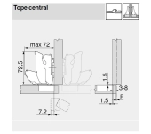 FRONTISSA BLUM 71B7650 CLIP BLUMOTION COLZADA FRONTISSA BLUM 71B7650 CLIP BLUMOTION COLZADA