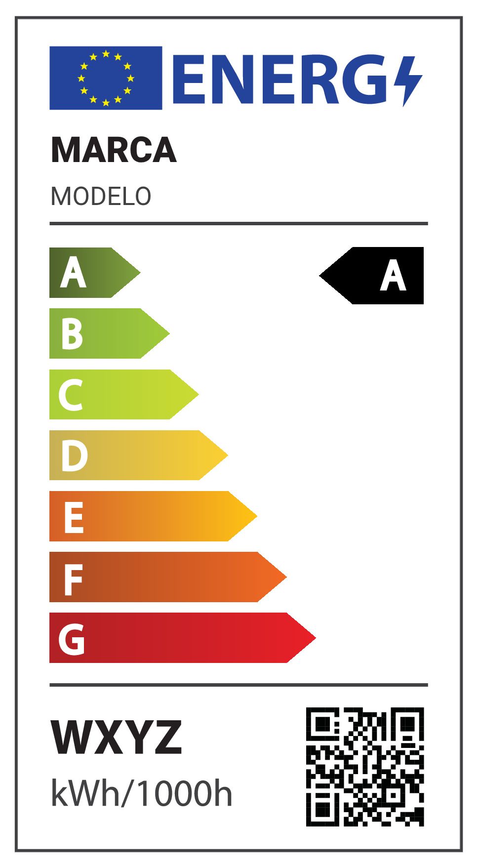 Etiqueta eficiència energètica